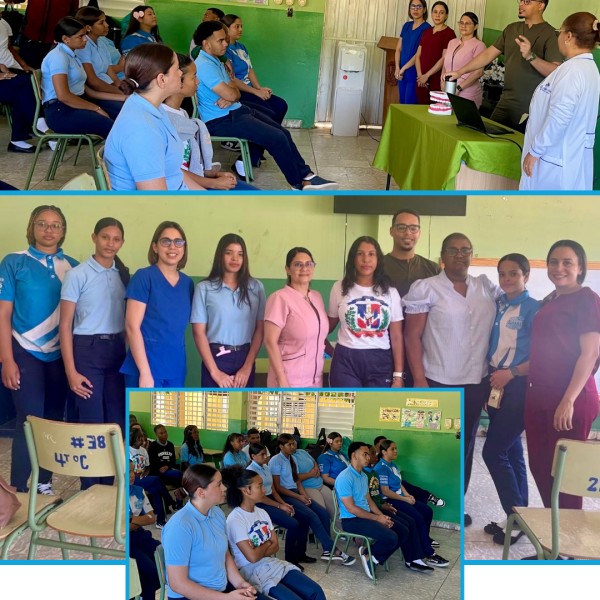Hospital Municipal Las Matas de Santa Cruz orienta a estudiantes sobre el uso del vapeo